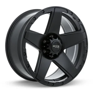 RTX Wheels – Outlaw – Black – 17″x8″ 10mm – All weather Wheels – 082382